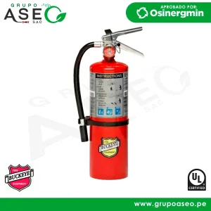 Extintor Buckeye PQS/ABC 10 Libras (4.5kg) Cert. UL
