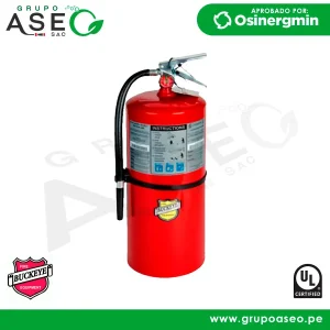 Extintor Buckeye PQS/ABC 20 Libras (9.1kg) Cert. UL