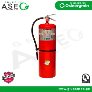 Extintor Buckeye PQS/ABC 30 Libras (9.1kg) Cert. UL