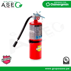 Extintor Buckeye PQS ABC 5 Libras (2.3kg) Cert. UL