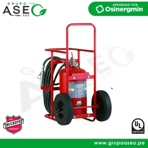 Extintor Buckeye Pqs-Abc 125 lbs Modelo:30110